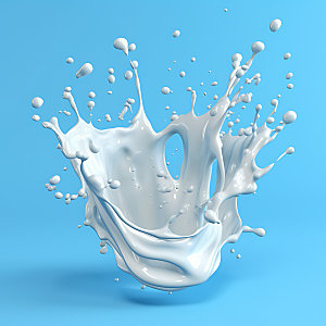 牛奶飞溅饮品饮料摄影图