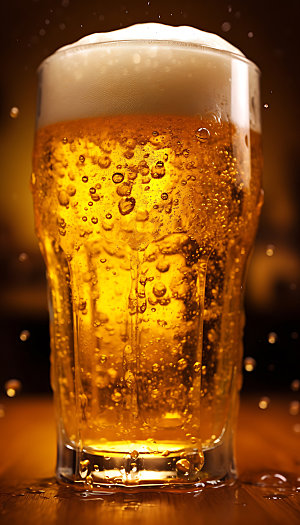 精酿啤酒饮料饮品摄影图