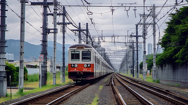 日系街道日本风光日本旅游插画