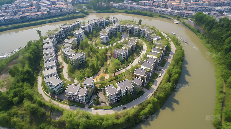 地产精致小区效果图