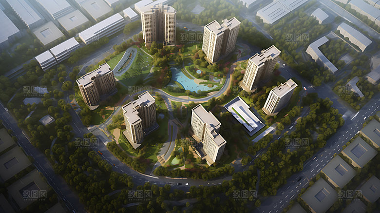 地产高清开发效果图