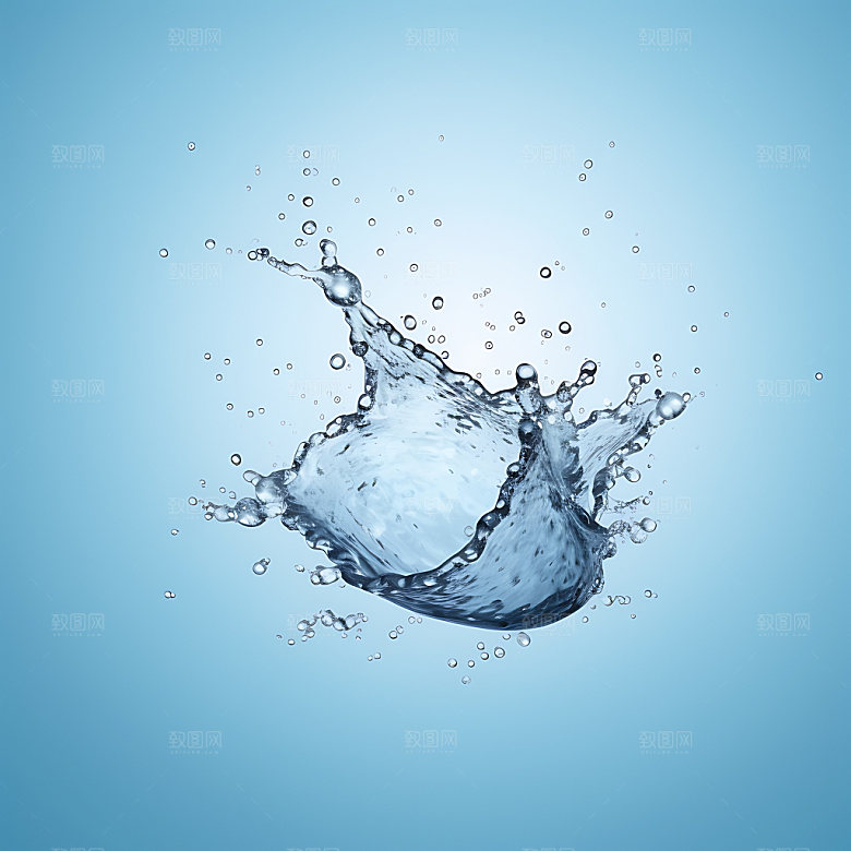 水花飞溅高清水润摄影图