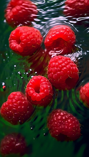 水中水果水润高清摄影图