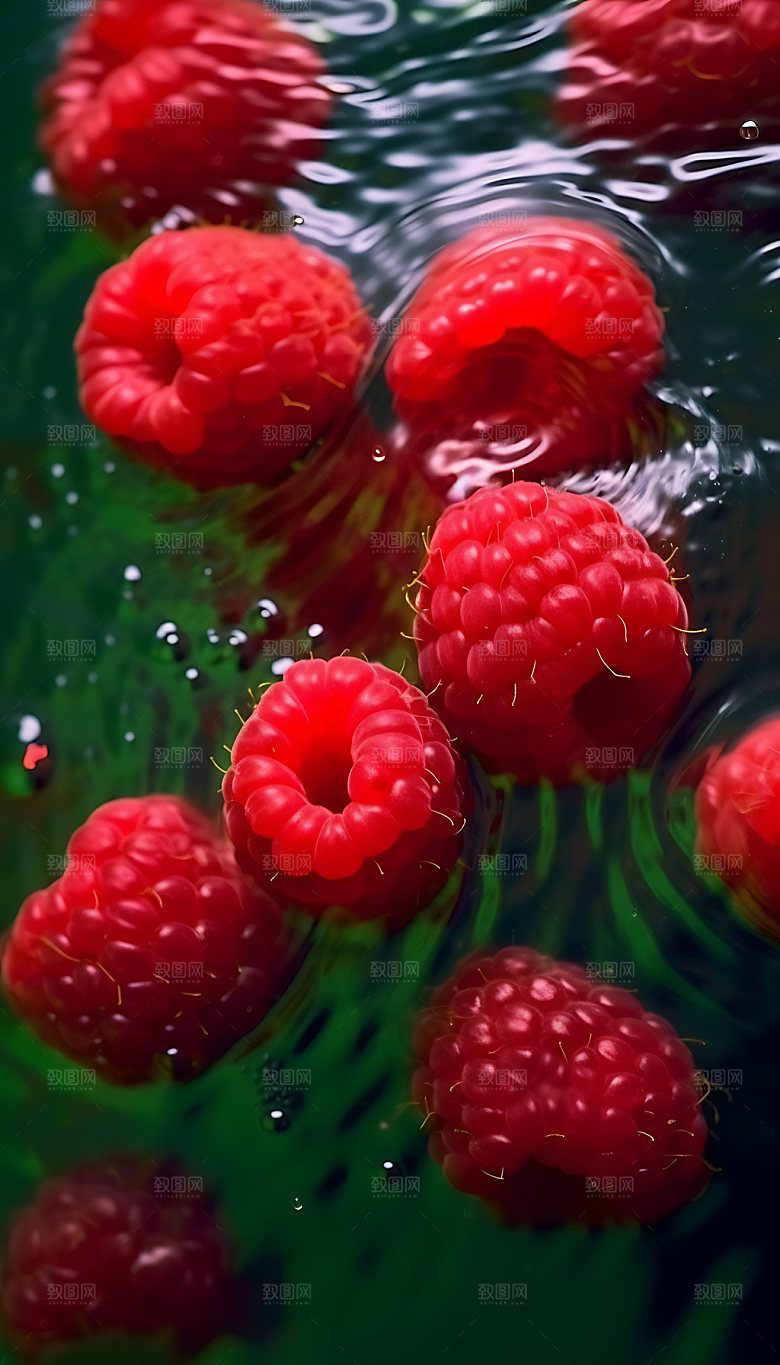 水中水果水润高清摄影图
