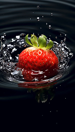 水中水果美味美食摄影图