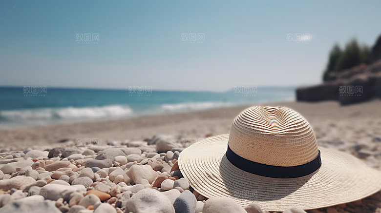 海边阳光休闲摄影图