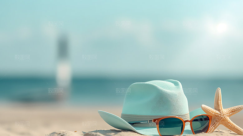 海边度假休闲摄影图