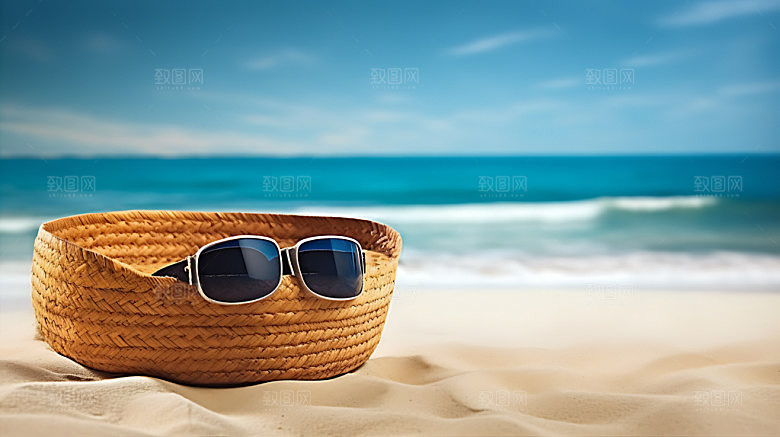 海边度假旅游摄影图