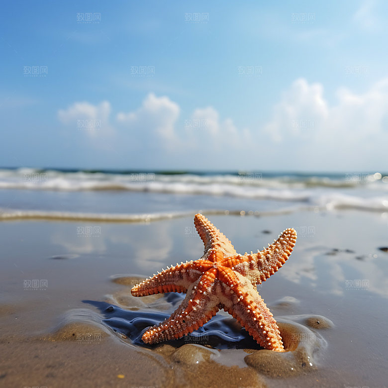 海边夏天夏日摄影图