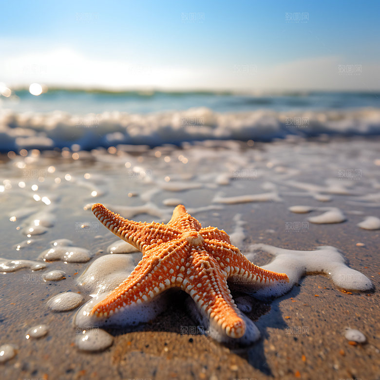 海边度假夏日摄影图