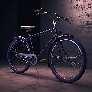 自行车立体3D模型