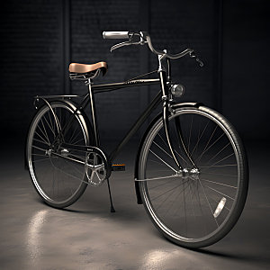 自行车单车高清模型