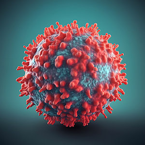 病毒立体细胞模型