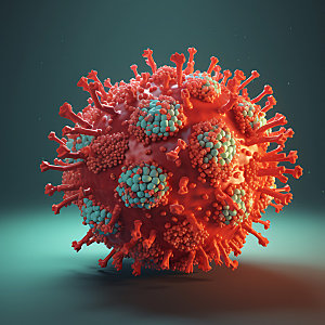 病毒细节科学模型