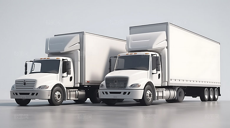 厢式货车3D物流模型