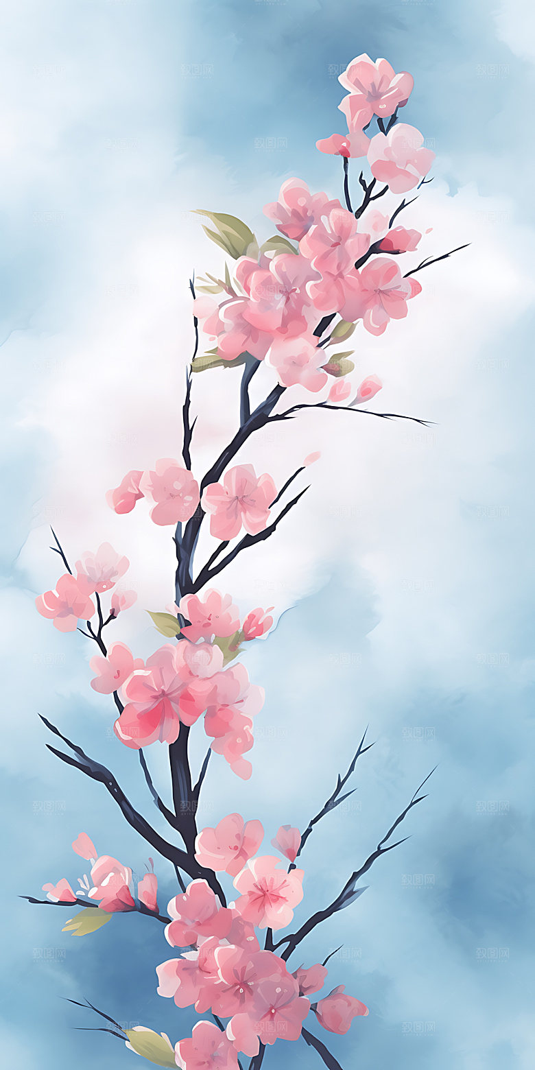 春分卡通春天插画