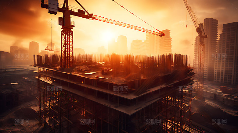 建筑工地高清建设摄影图