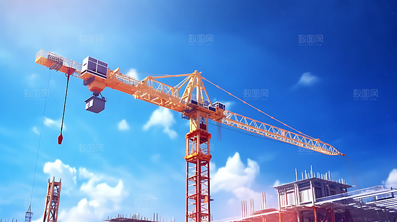 建筑工地城市建造建设摄影图