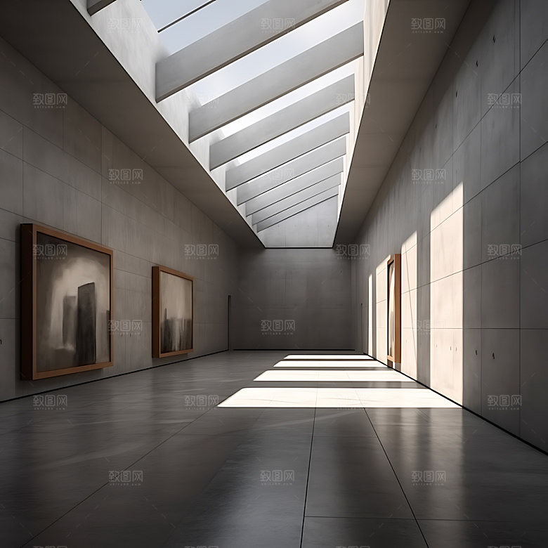 建筑立体大气模型