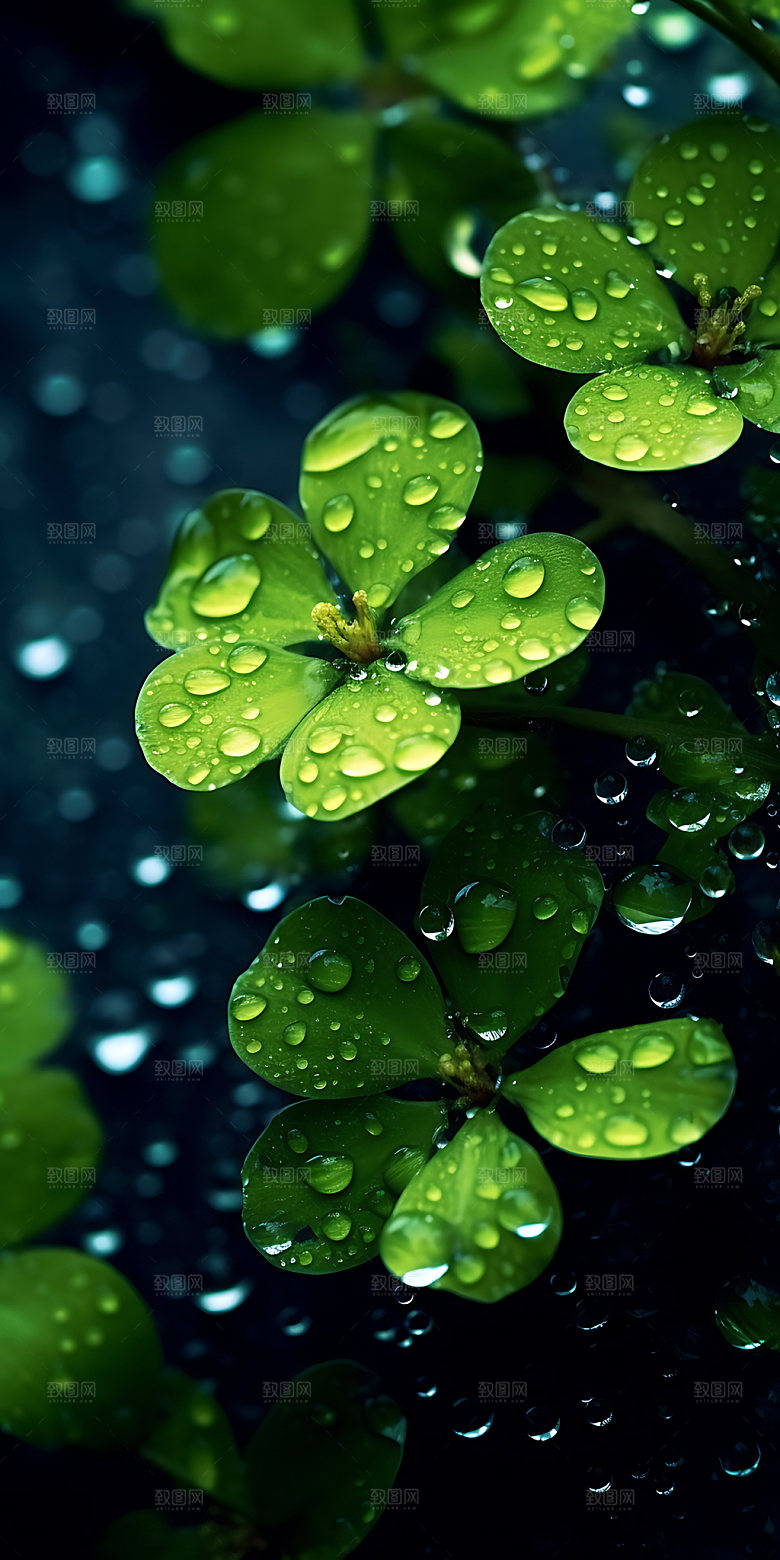 清明雨季高清摄影图