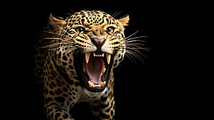 豹子猫科自然摄影图
