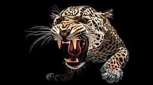 豹子哺乳动物猎豹摄影图