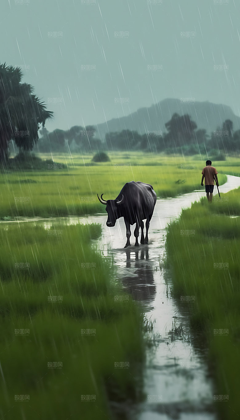 谷雨自然春天摄影图