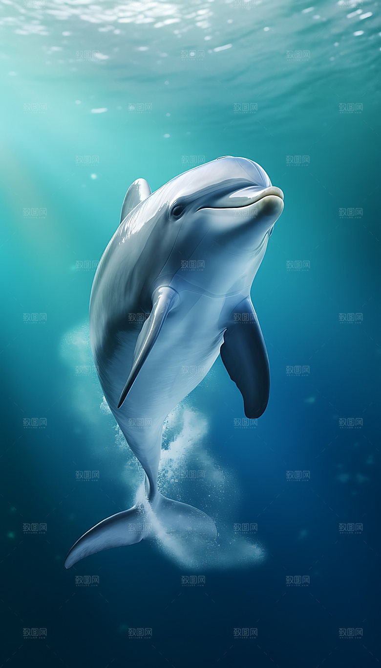 海豚环保高清摄影图