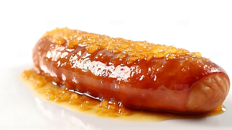 烤肠美味美食摄影图
