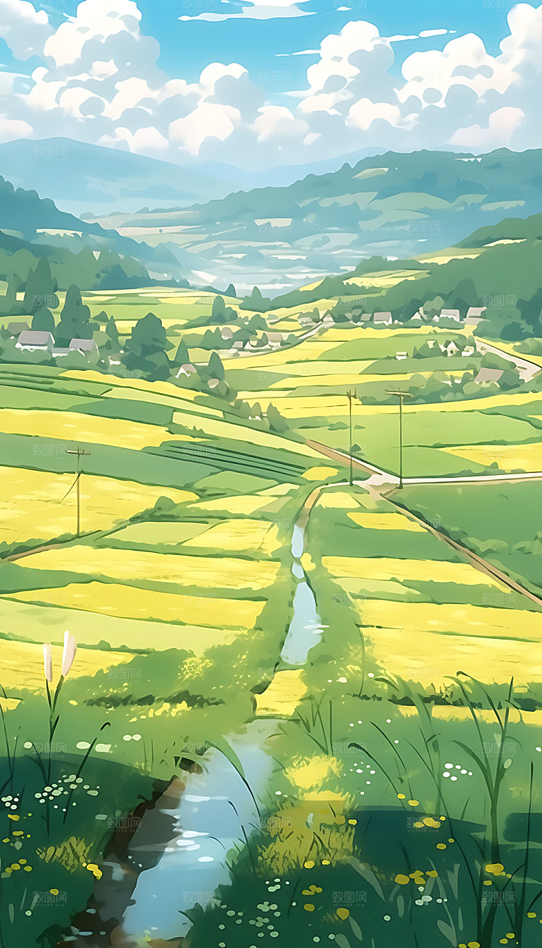 清明春季春天插画