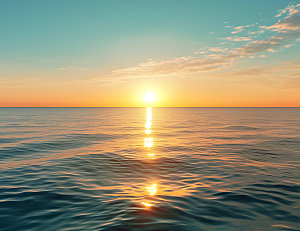 日出朝阳大气摄影图