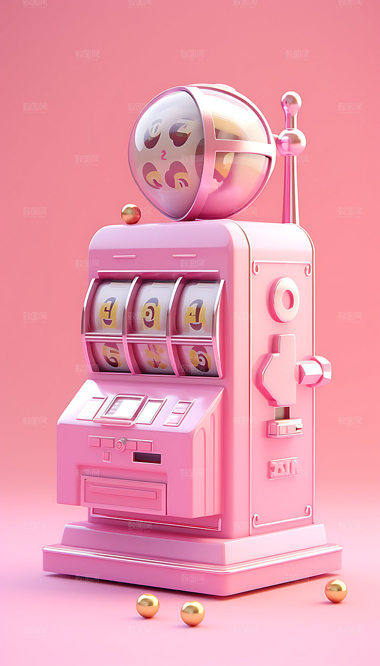 盲盒扭蛋机童趣3D模型