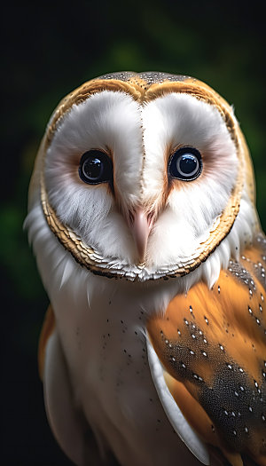 猫头鹰鸮自然摄影图