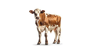 奶牛高清天然牧场摄影图