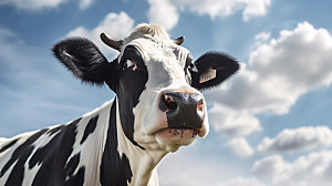 奶牛自然农场摄影图