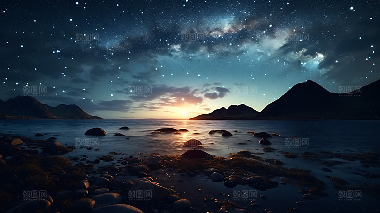 星空高清自然摄影图
