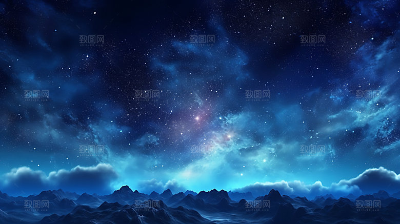 星空自然高清摄影图