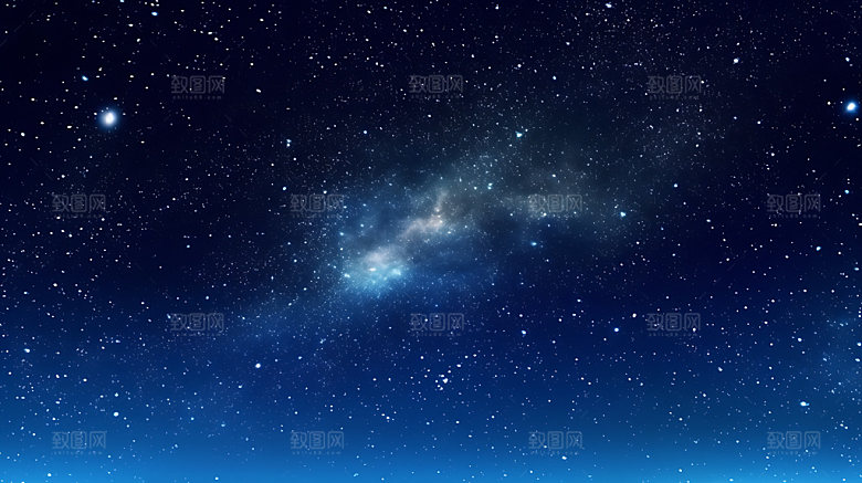星空自然云层摄影图