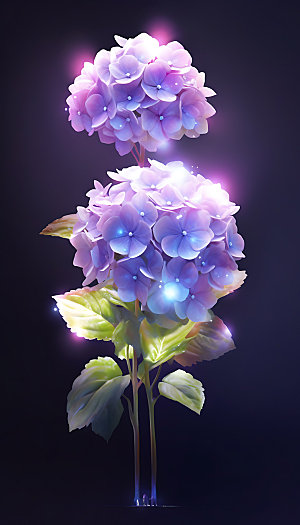 绣球花花卉自然摄影图