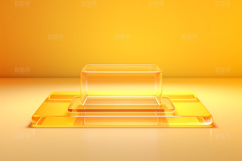 3D玻璃立体展柜效果图