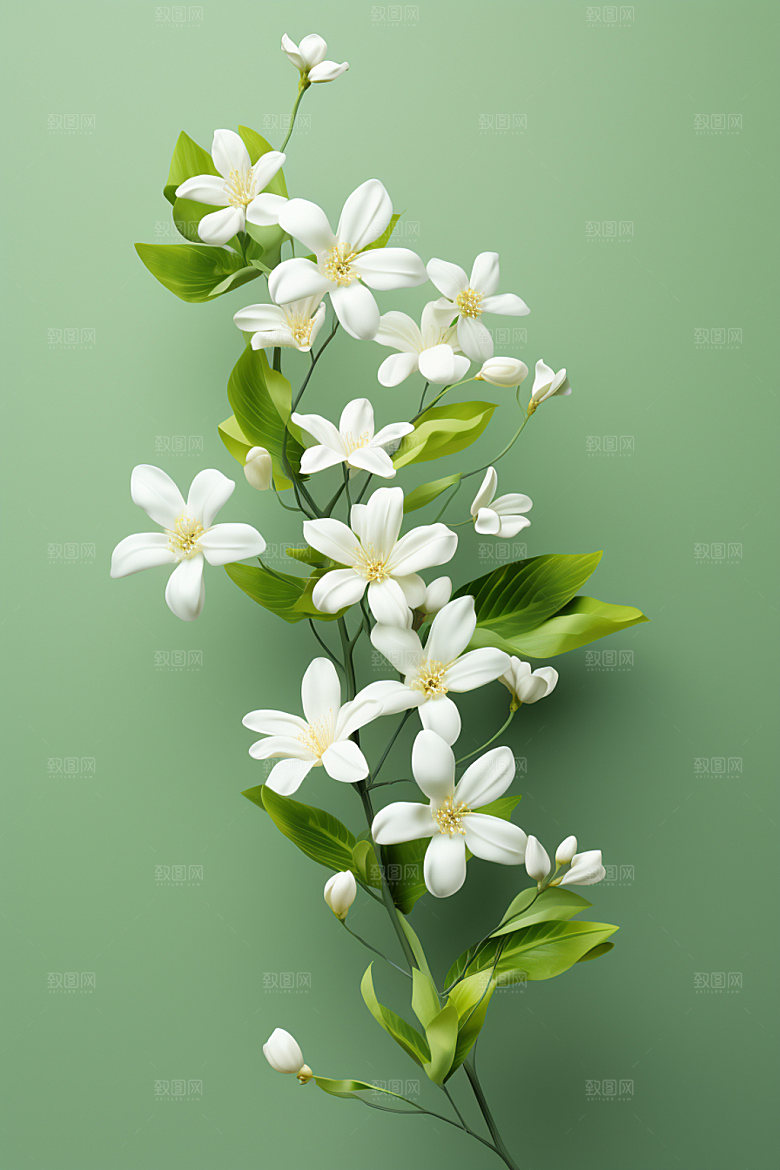 秋季花卉秋日自然模型