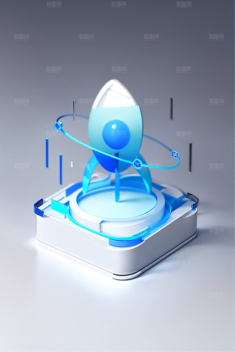投资理财3D水晶图标