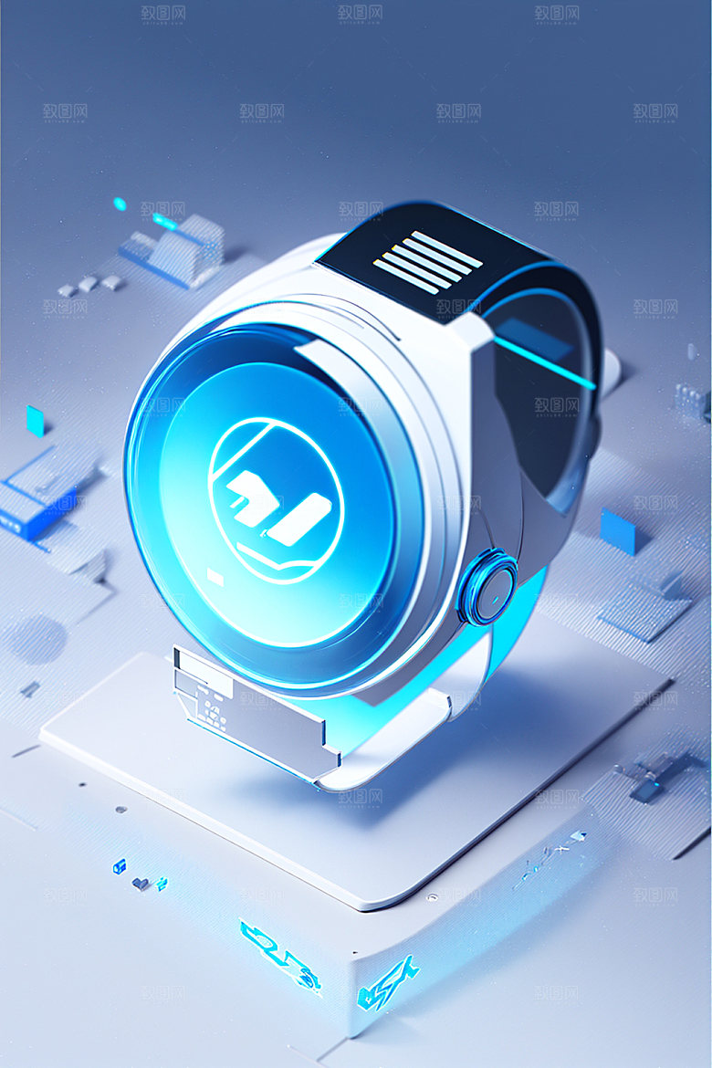 投资会议3D水晶图标