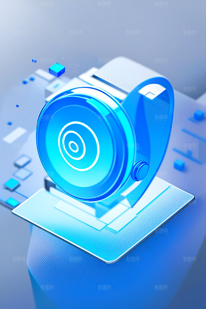 投资金融3D水晶图标