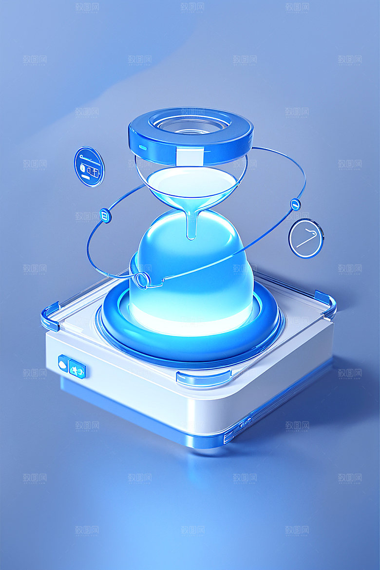 投资理财3D水晶图标