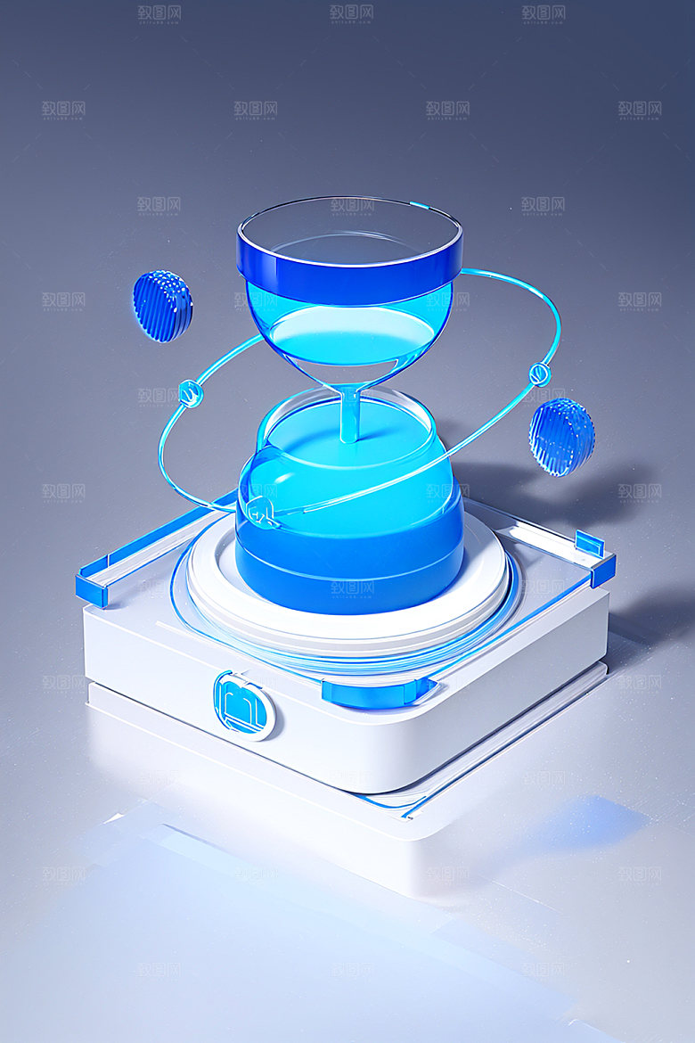 投资3D洽谈水晶图标