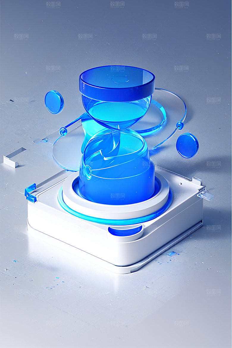 投资3D立体水晶图标