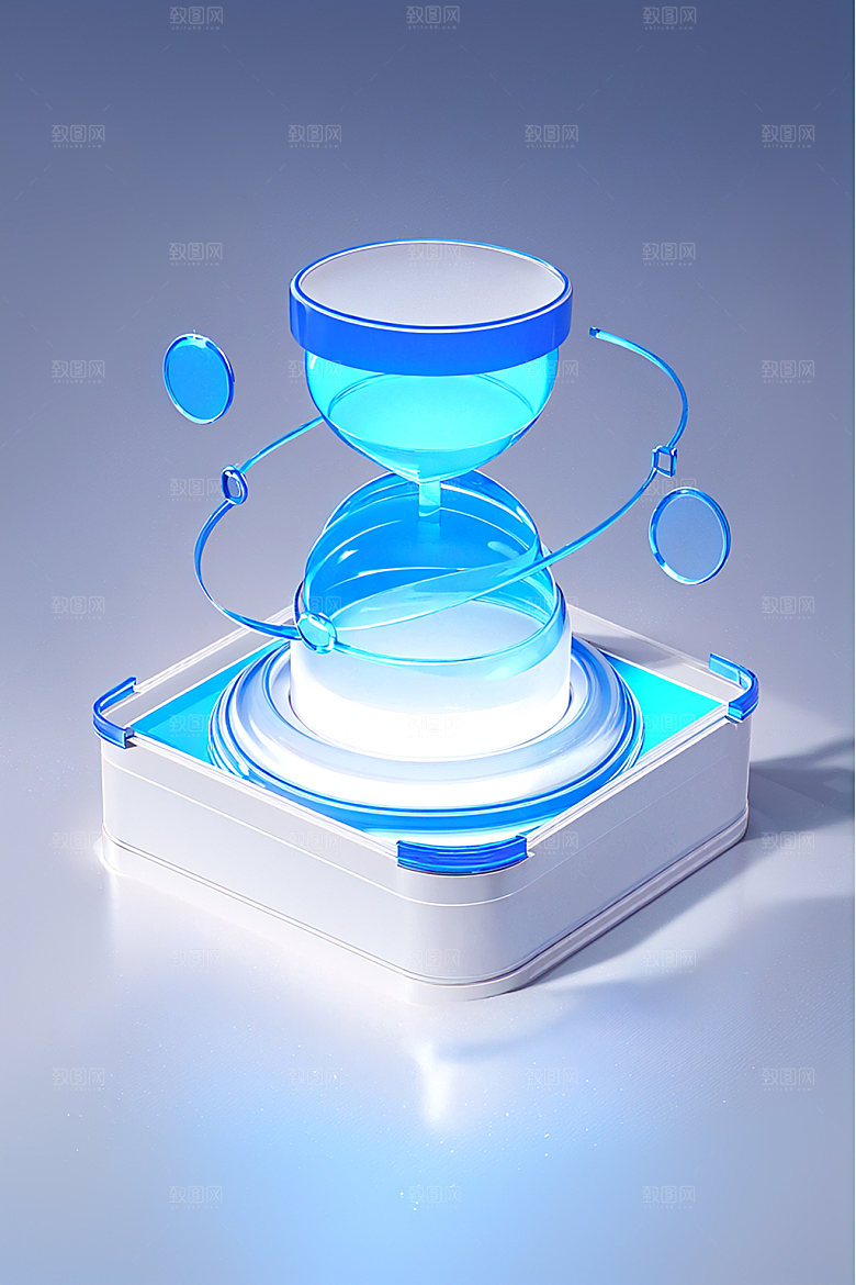 投资3D金融水晶图标