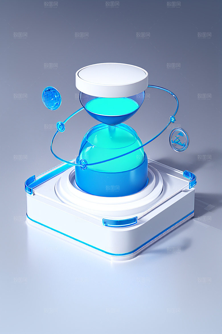 投资金融3D水晶图标