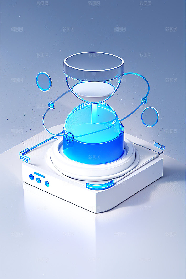 投资3D立体水晶图标